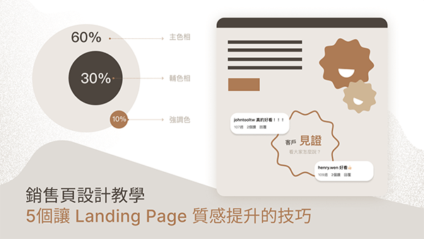 銷售頁設計教學，5個讓 Landing Page 質感提升的技巧封面圖