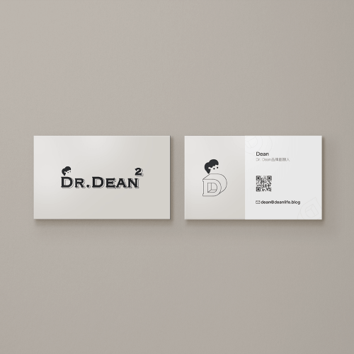 DR. DEAN 的處方箋名片設計封面圖